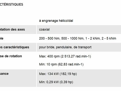 Reducteur Tech Specs 1 Reducteur Tech Specs 1