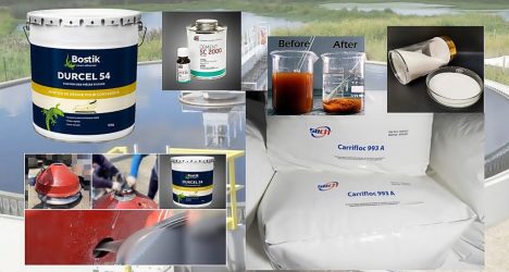 TRAITEMENT DE L’EAU et RESINE DE FIXATION